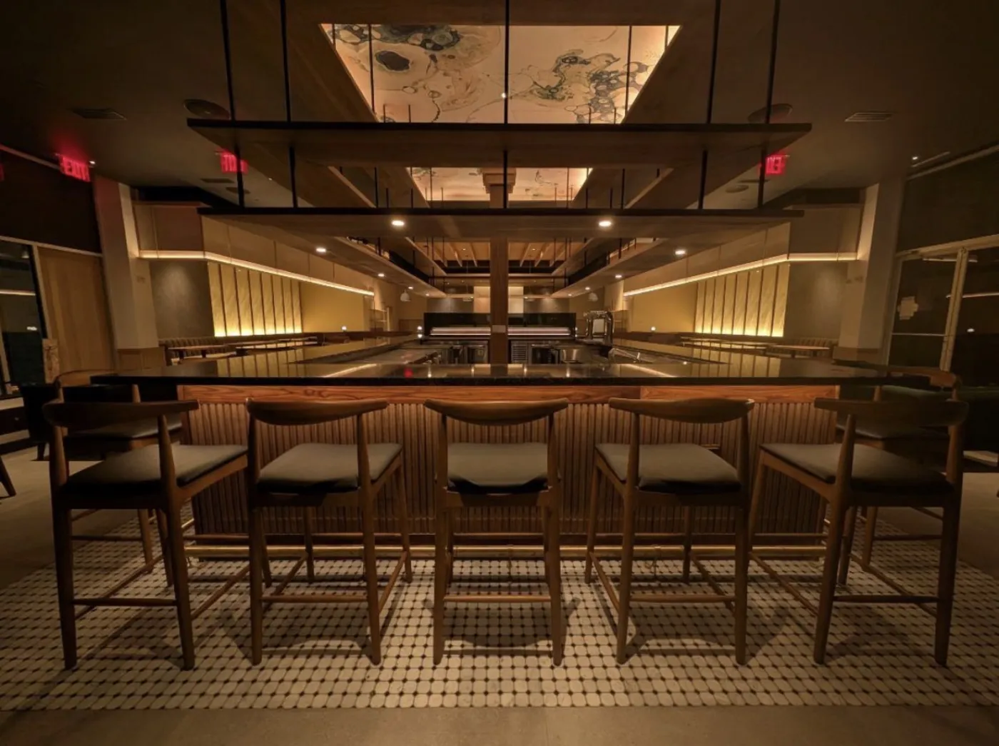 Mujinzo Restaurant bar, McAllen TX — build-out by CCL Contracting