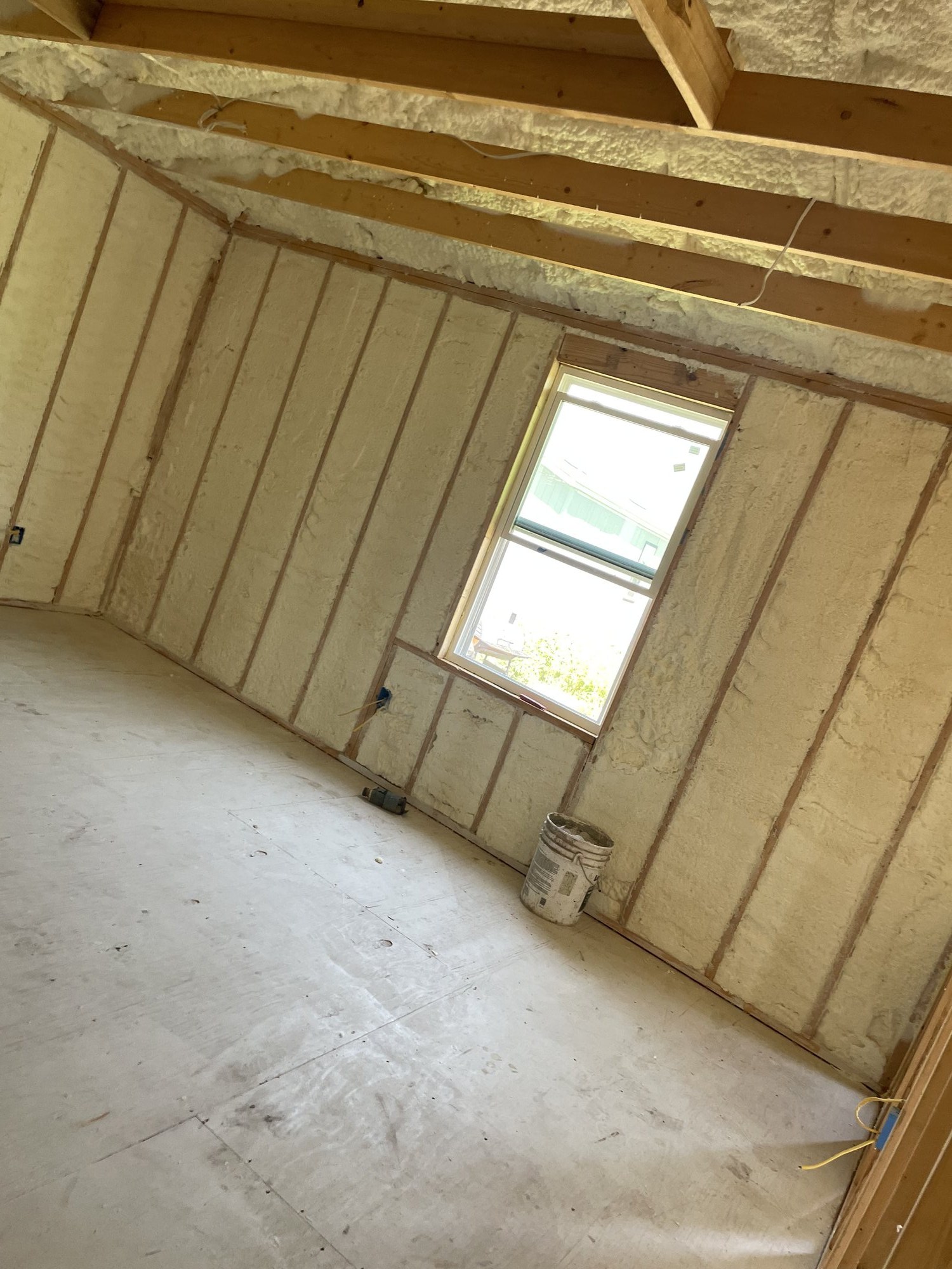 Premium Spray Foam commercial wood-framed building insulation in Edinburg, TX