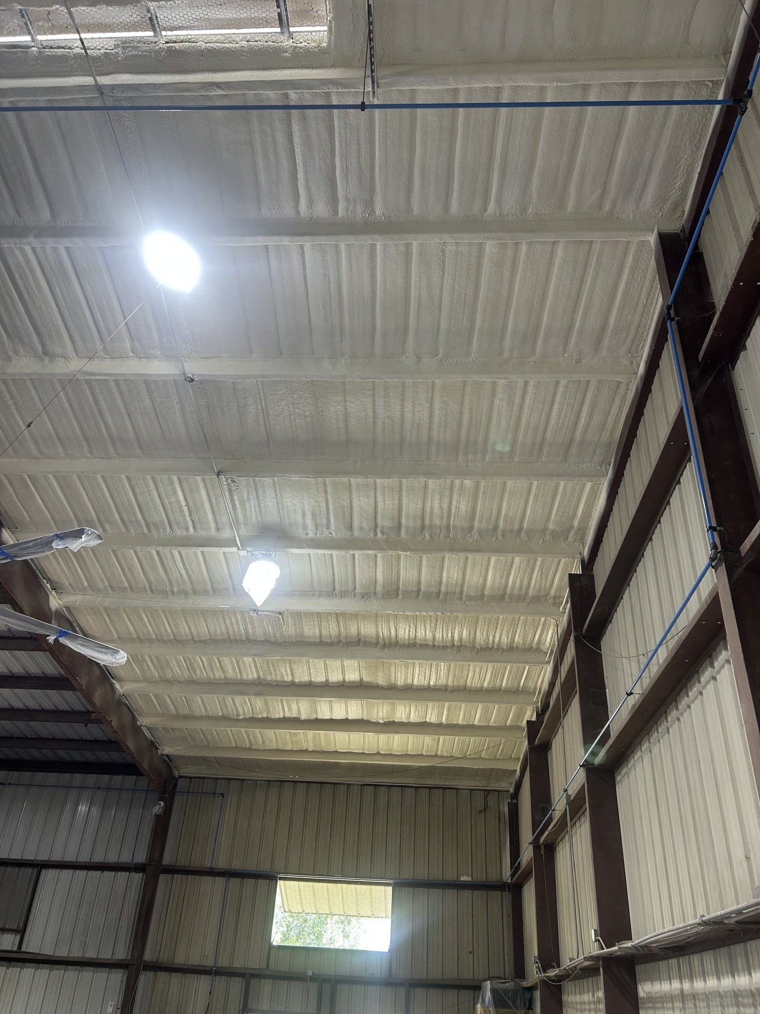 Premium Spray Foam attic and wall insulation in residential new build in Weslaco, TX