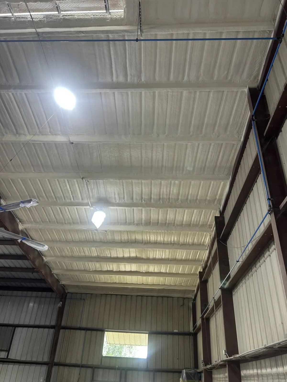 Premium Spray Foam attic and wall insulation in residential new build in Weslaco, TX